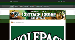 Desktop Screenshot of cottagegrovebasketball.com